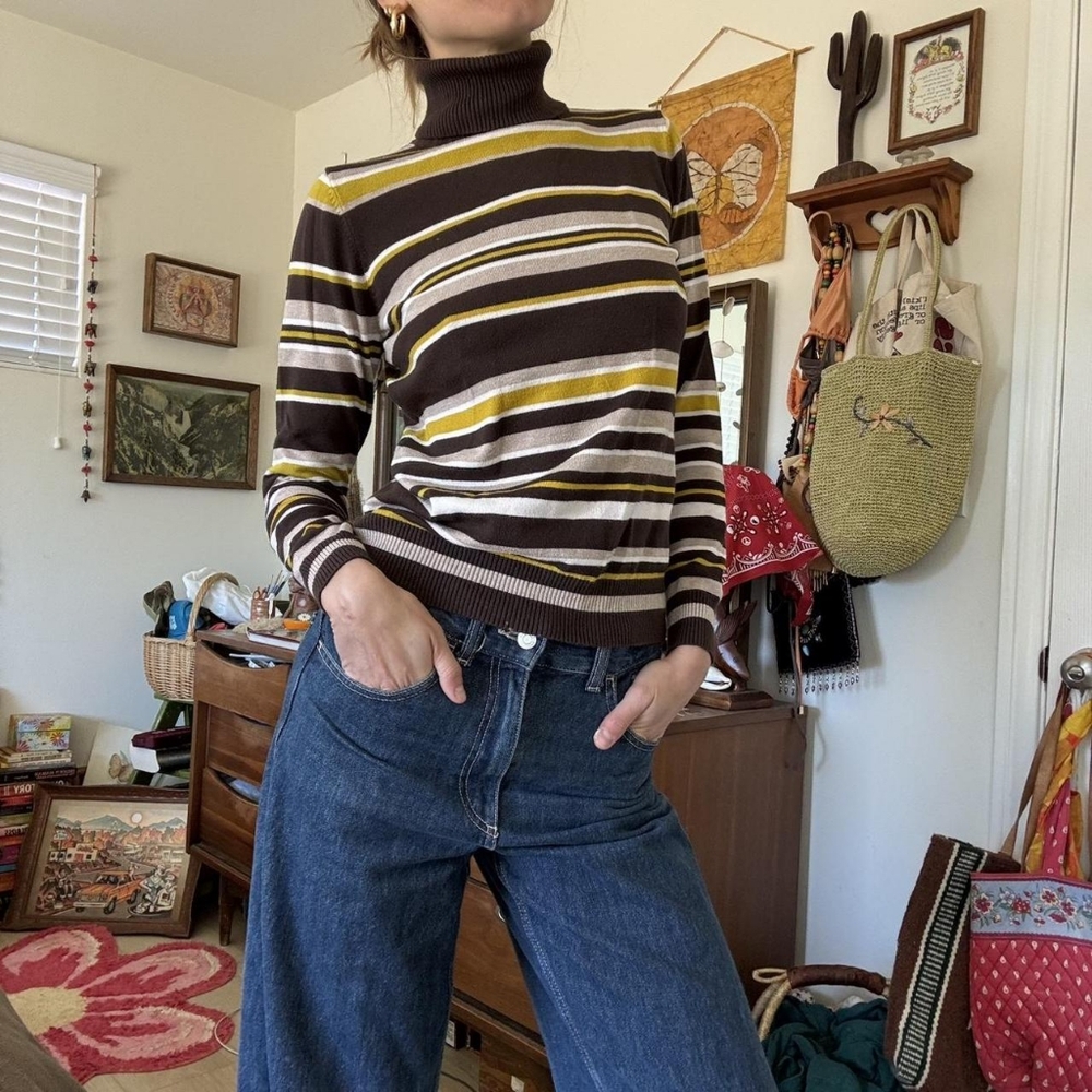 American Vintage Women's Multicolor Pullover Sweatshirt